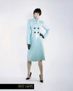 COMPLETE OUTFIT - PLUVIA Latex Classic Trench Coat with Wrist Gloves