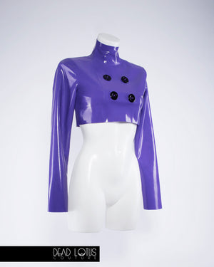CELARIO Trousers and Top with Wrist Gloves Latex Set