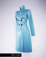 COMPLETE OUTFIT - PLUVIA Latex Classic Trench Coat with Wrist Gloves