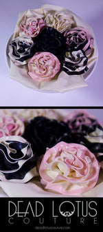 Rose Flower Hair Clips - Big