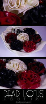 Rose Flower Hair Clips - Big