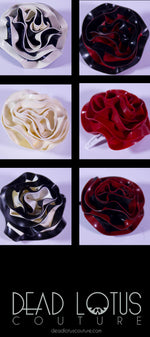 Rose Flower Hair Clips - Big