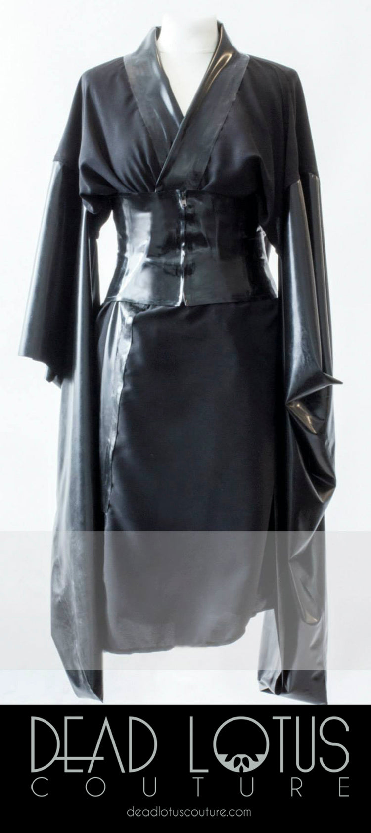 ONNA Yukata Robe Kimono (Fabric & Latex) - Dead Lotus Couture